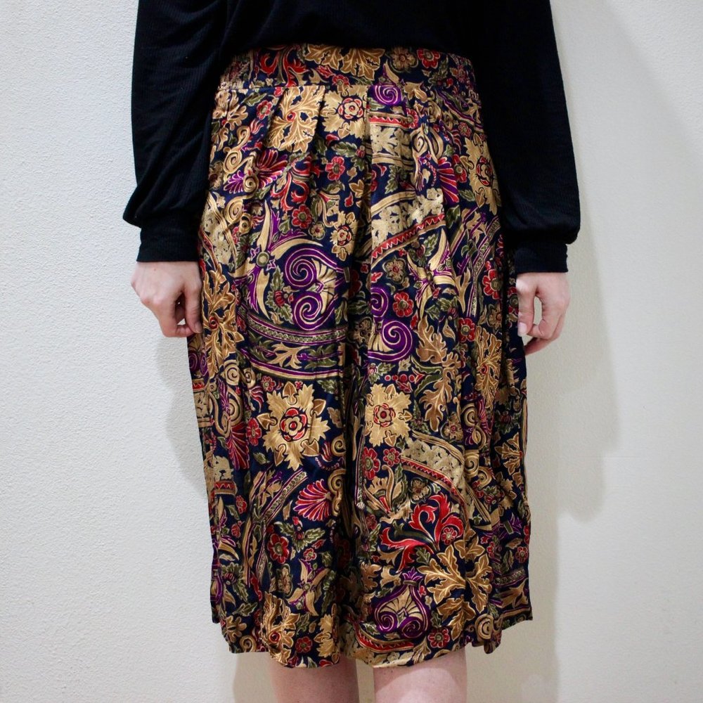 Vintage retro floral skirt - Picture 2 of 10